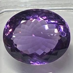 100% Natural cut gemstone, Amethyst, 30.13 carats!